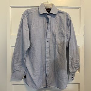 Men’s Blue and White Tommy Hilfiger Shirt Size Medium